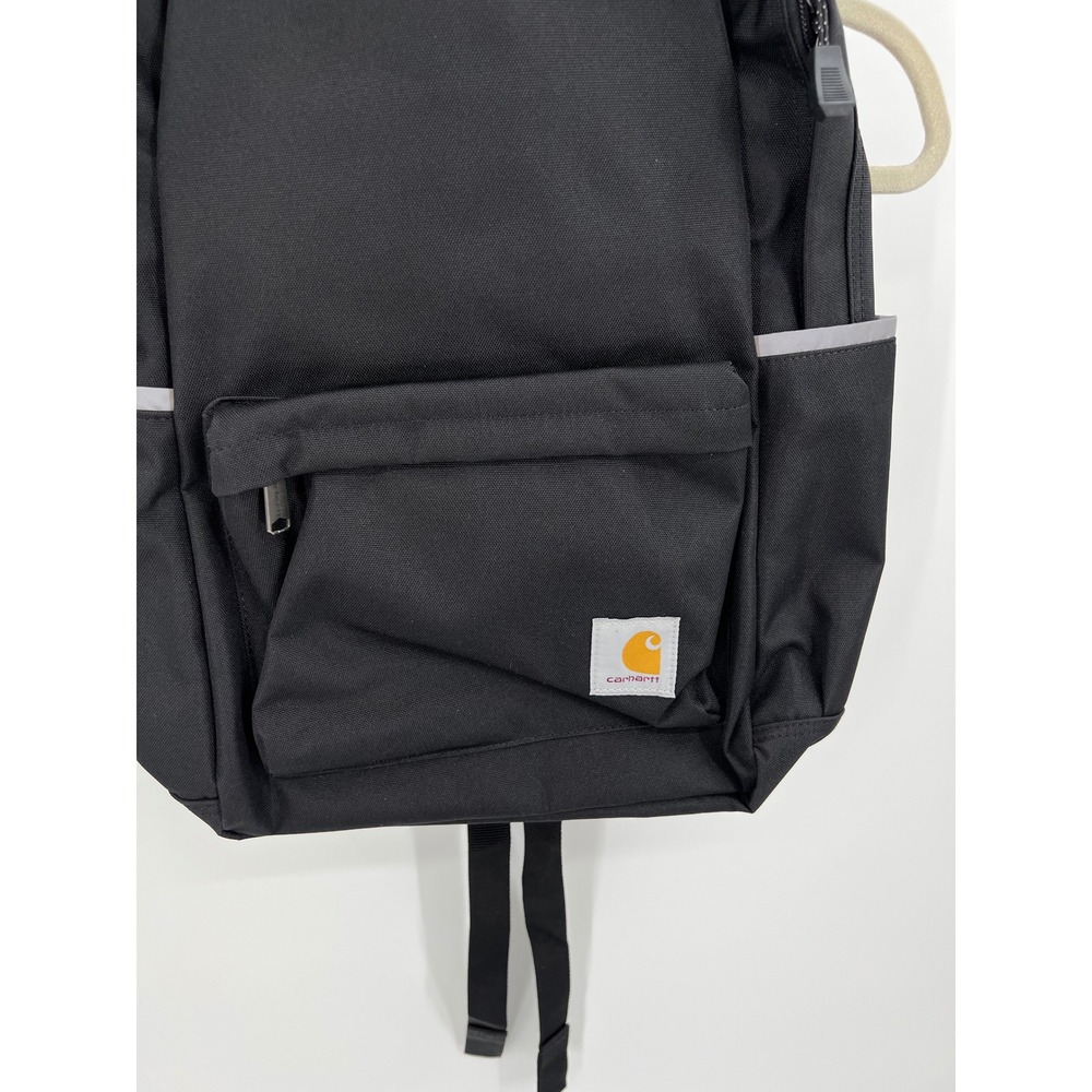 Carhartt Backpack Black NWOT Commuter Laptop Bag Reflective Trim - Picture 2 of 6